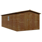 Garage en bois traité autoclave 18m², ep. 19mm nelson Garage en bois traité autoclave 18m², ep. 19mm nelson