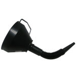 Grand entonnoir plastique 165mm avec filtre et flexible Grand entonnoir plastique 165mm avec filtre et flexible