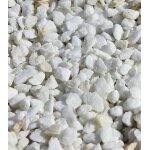 Gravier blanc marbre concass� 6 13 mm en sac de 25kg