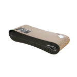 Griffoir pour chats et chatons sofo noir, wouapy 64 x 13 x 25 cm
