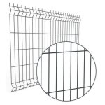 Grillage rigide gris 2m x h. 1, 22m maille 200x55 mm