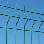 Grillage rigide vert 2m x h. 1, 73m maille 100x55 mm