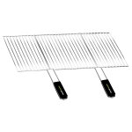 Grille modulable en acier pour barbecue 31 70 x 40cm Grille modulable en acier pour barbecue 31 70 x 40cm