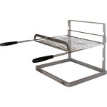 Grille et support à poser pour barbecue charbon 60 x 40 cm Grille et support à poser pour barbecue charbon 60 x 40 cm