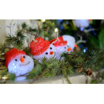 Guirlande 10 bonhommes neige blachre