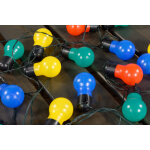 Guirlande d'extrieur guinguette solaire bago multicolore