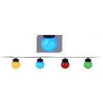 Guirlande exterieure guinguette led multico