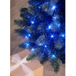 Guirlande flicker 96 led bleues longueur 6 m