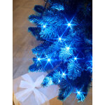 Guirlande lumineuse flicker led bleue 10 m blachre