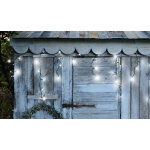 Guirlande solaire stalactites anime blanc pur 16 x 0, 55 m