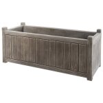 Jardinière charme l. 100 cm gris cérusé 90l Jardinière charme l. 100 cm gris cérusé 90l