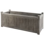 Jardinière charme l. 119 cm gris cérusé 155l Jardinière charme l. 119 cm gris cérusé 155l