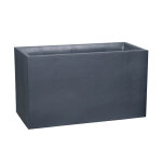 Jardinire muret volcania anthracite 116 l l 100 cm