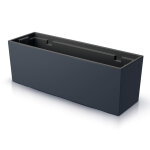 Jardinire en plastique urbi 58 cm 43l anthracite