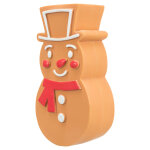 Jeux pour chien : xmas bonhomme de neige pain d'pice en latex