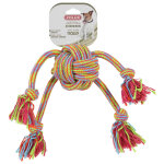 Jouet corde pieuvre multicolore 43cm