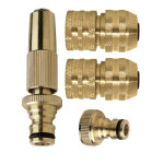 Kit 4 pices avec lance d. 19 mm laiton automatique 6 billes