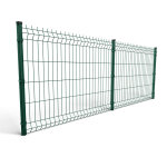 Kit 5m x h. 1m grillage rigide vert maille 200 x 55mm a sceller