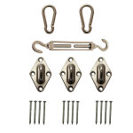 Kit d'accessoires de fixations pour voiles d'ombrage 3m, 3, 65m et 4m