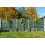 Kit d'occultation de 35 m de lanire brise vue rsine tresse vert