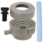 Kit raccord cheneau pour rcuprateur d'eau gris