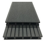 Lame de terrasse en bois composite l. 240 x 14, 6cm gris