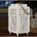 Lanterne corde blanc 33 cm
