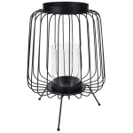 Lanterne mtal 35 cm noire