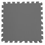 Lot de 10 tapis de protection 50x50 cm gris