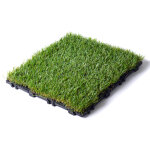 Lot de 11 dalles gazon synthtique 30 x 30 x 2, 5 cm 1 m