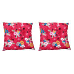Lot 2 coussins chaises floconns eclosion rouge