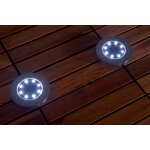 Lot de 2 spots d'extrieur solaire encastrable alma