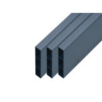 Lot de 3 lames de clture ajoure aluminium 195, 8 x 13, 5 cm ral7016