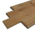 Lot de 3 lames de terrasse en pin classe 4 marron l. 240 x l. 14, 5cm