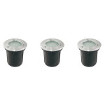 Lot de 3 spots d'extrieur  planter nessa