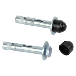 Lot de 4 chevilles  expansion galvaniss 860mm
