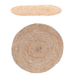 Lot de 4 sets de table rond 38 cm naturel