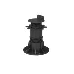 Lot de 48 plots rglables pour terrasse bois et composite 140  220 mm