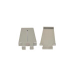 Lot de 5 sets de finition latrale inox dalles de terrasse sur plots