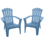 Lot de deux fauteuils adirondack bleu miami