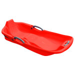 Luge plastique 2 places avec freins rouge