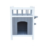 Maison pour chat extrieure en cube 45 x 45 x 65 cm filou