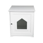 Maison de toilette design multi usages pour chat entre forme maison