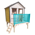 Maisonnette en bois peinte ninon
