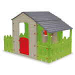 Maisonnette enfant avec jardinet et vranda ferme fun