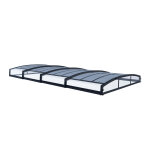 Majorca abri telescopique en kit pour piscine 8 x 4 m