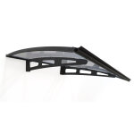Marquise de porte aluminium 100 x 80 cm