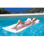 Matelas mousse amricain blanc pour piscine