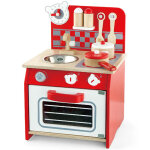 Mini cuisine rouge pour enfant avec accessoires Mini cuisine rouge pour enfant avec accessoires