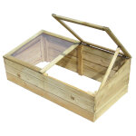 Mini serre double en bois 100x50cm